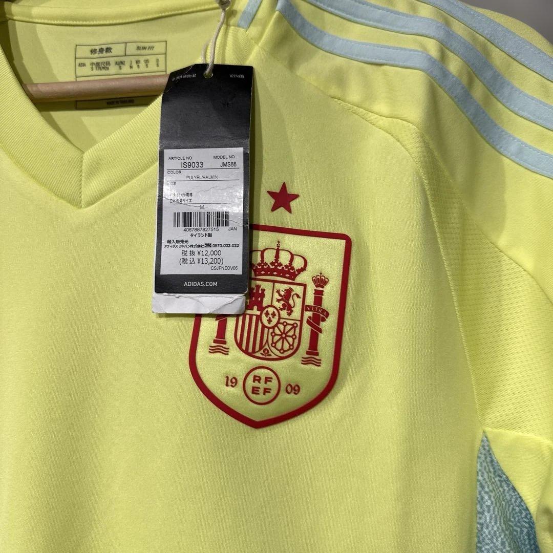 【未使用】adidas 2024 サッカースペイン代表　ユニフォーム　M