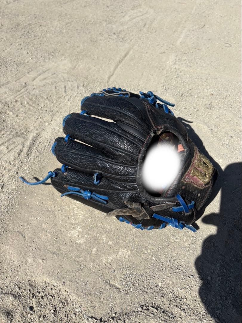 Wilson 硬式野球グローブ 黒/青　オーダー
