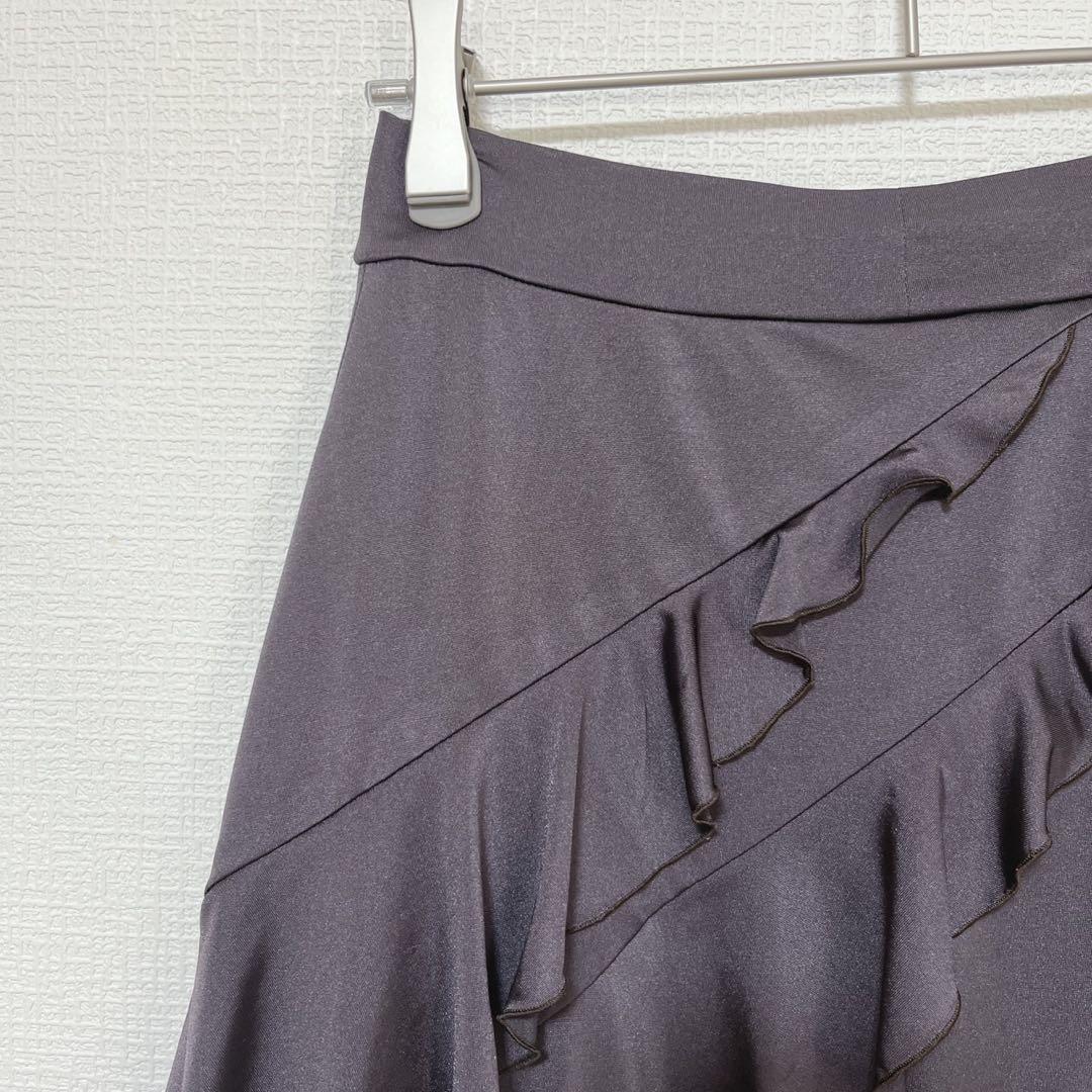 M187 Chacott ラップスカート付きレイヤードパンツ　ダンス　Ｓ　グレー