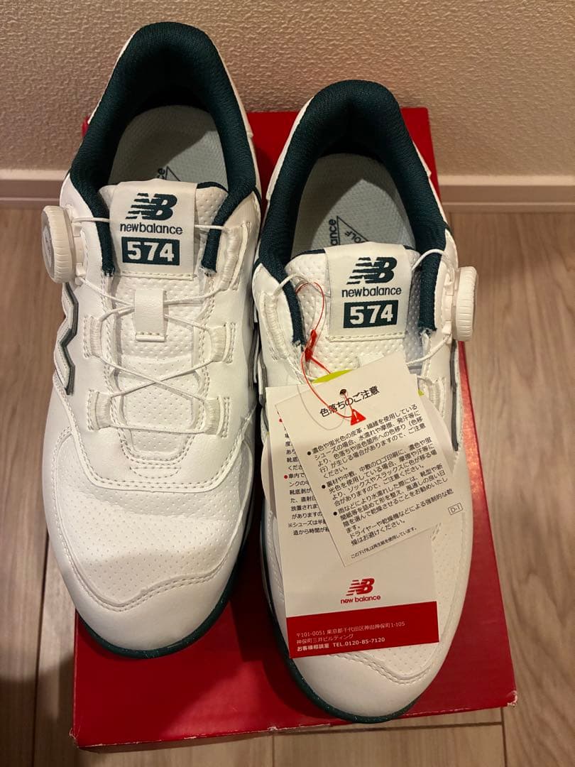 new balance 574 v4 SL BOA スパイクレスゴルフシューズ