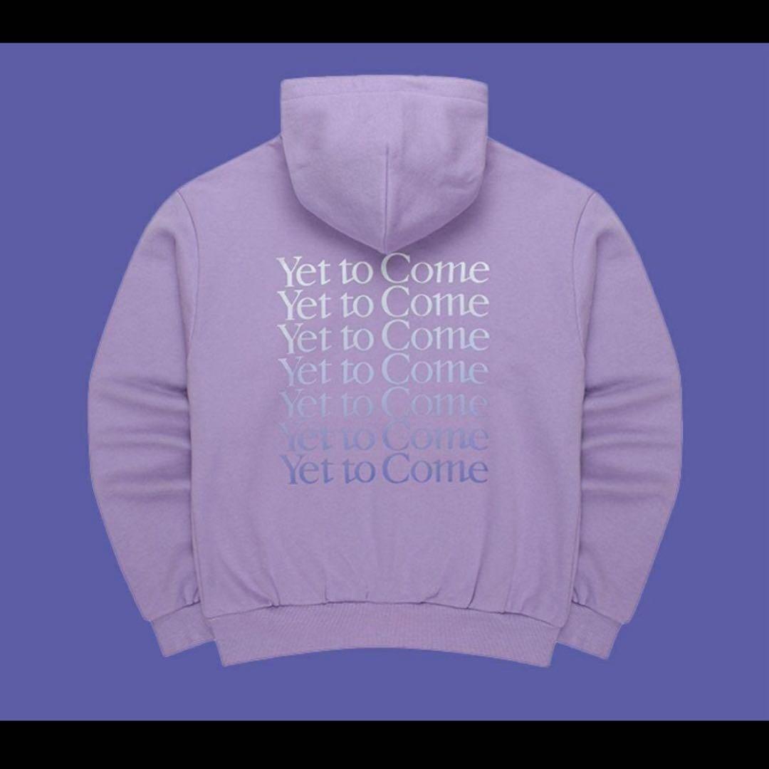 BTS 釜山コン Yet to Come ラベンダー ジップアップパーカー