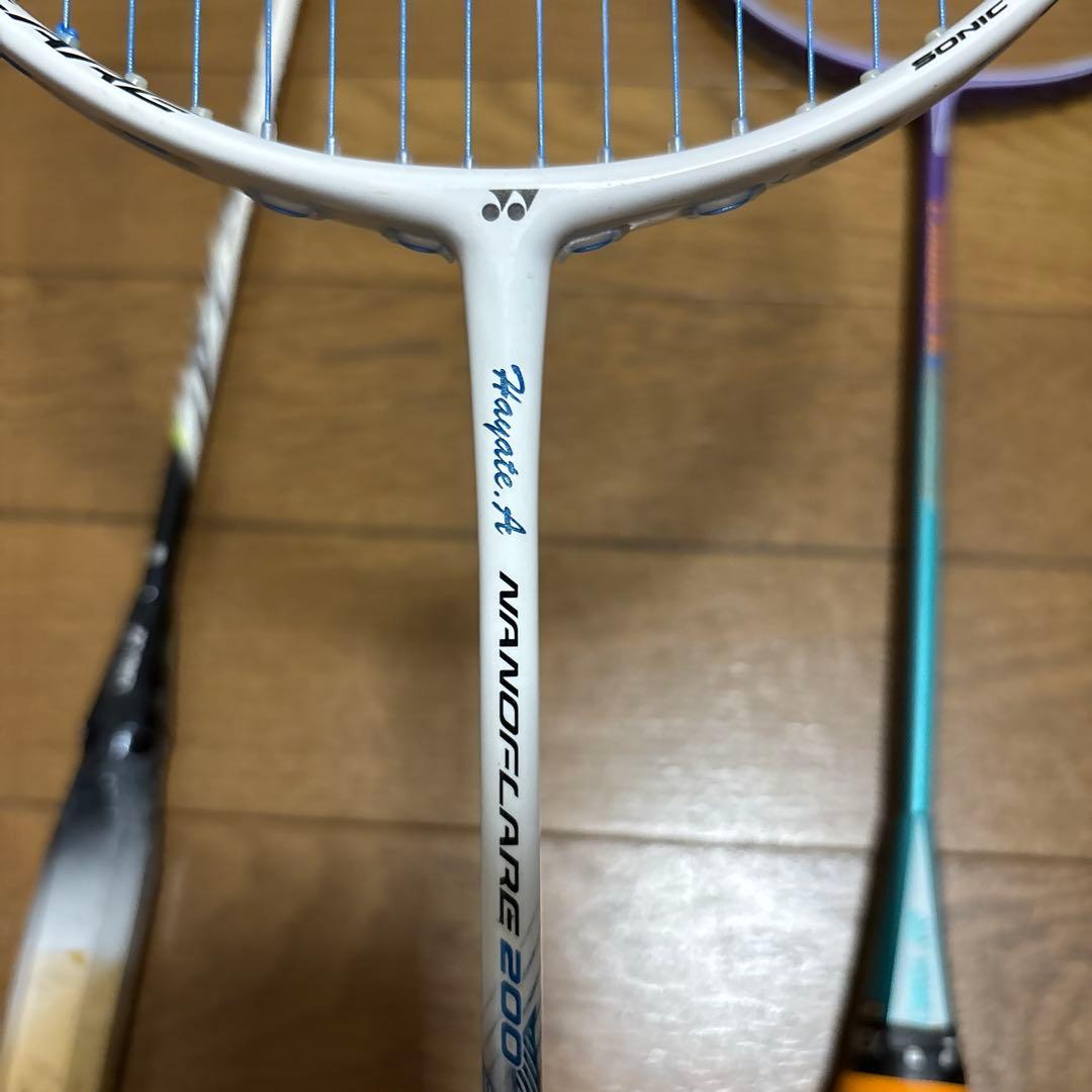 ヨネックス ラケット3本セット