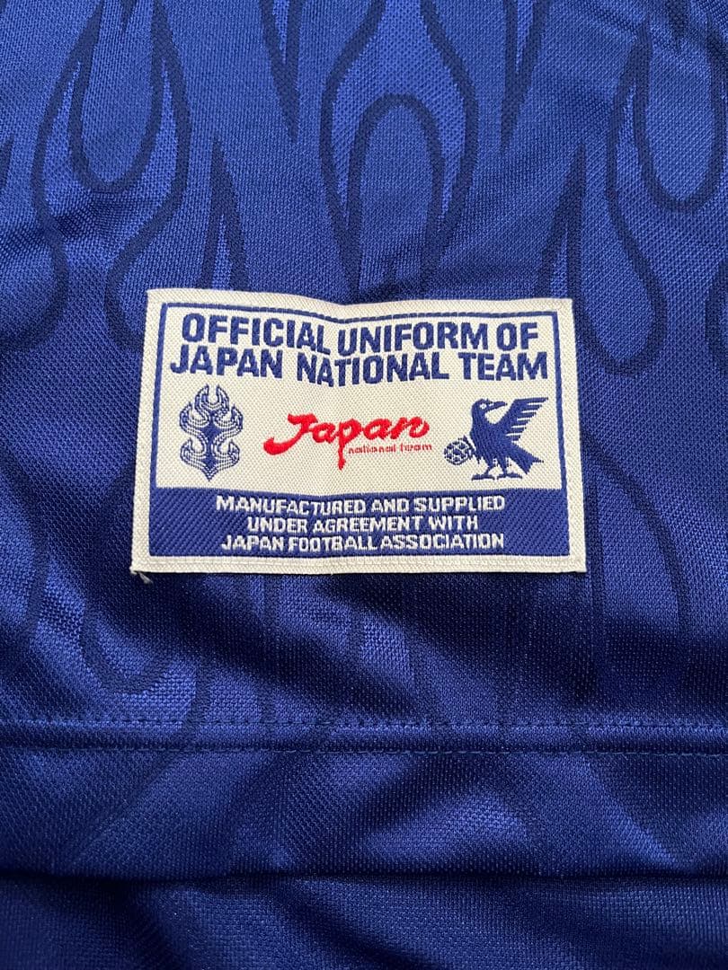 アシックス 日本代表 ユニフォーム フランスW杯 炎モデル 三浦知良 カズ 11