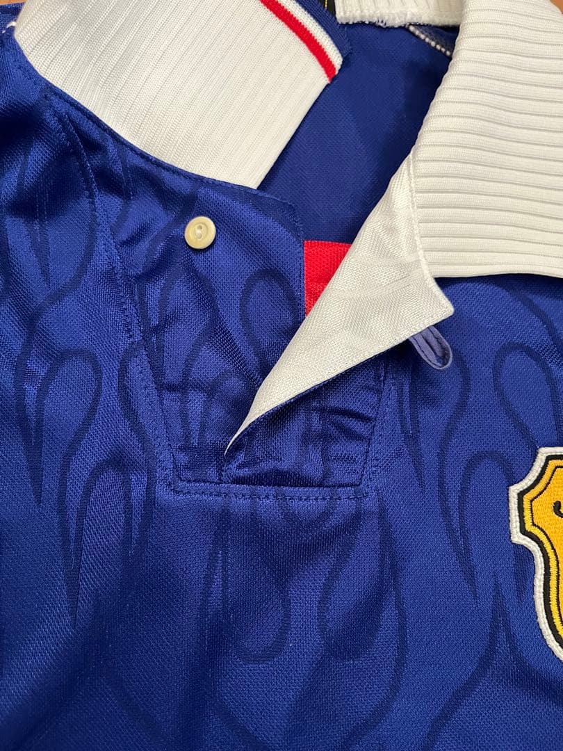 アシックス 日本代表 ユニフォーム フランスW杯 炎モデル 三浦知良 カズ 11