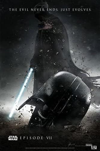 kb468 スターウォーズエピソード7映画シルクポスター20x25