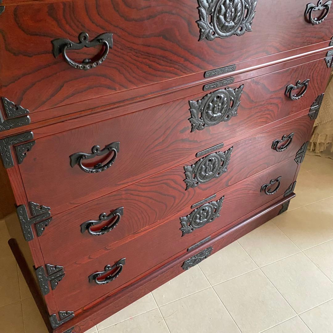 岩谷堂　南部鉄器　岩谷堂箪笥　箪笥　和家具　伝統工芸　欅　チェスト　整理箪笥