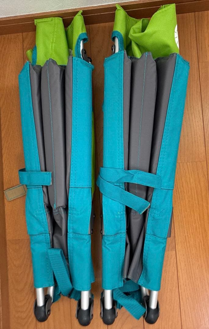 美品　Coleman コンパクト グランド チェア （ライム） 2個　コールマン