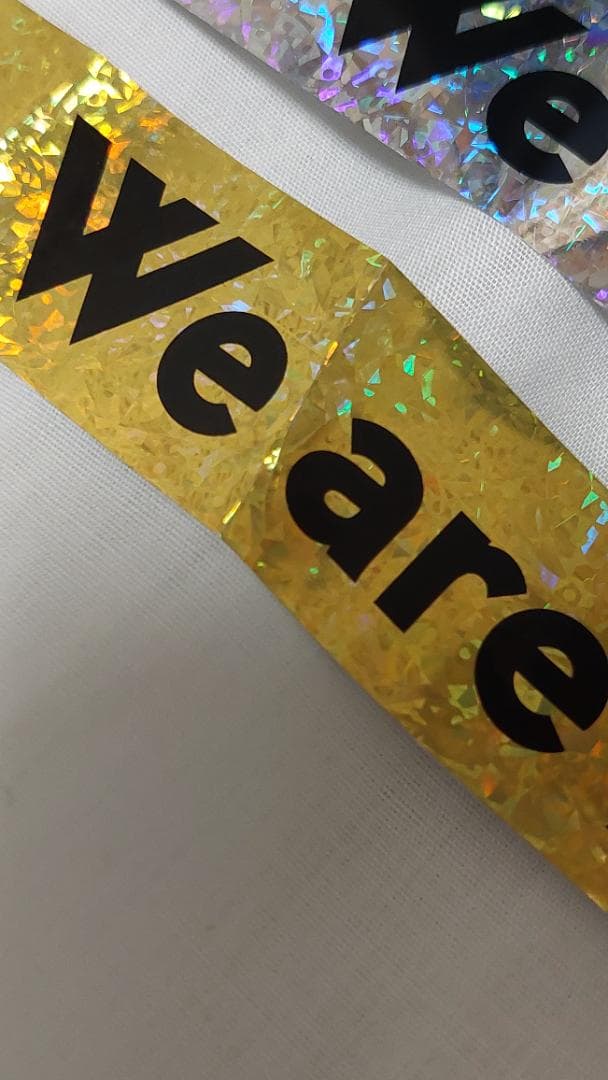 ま*ー様 We are ARASHI 銀テ 金銀2本セット③