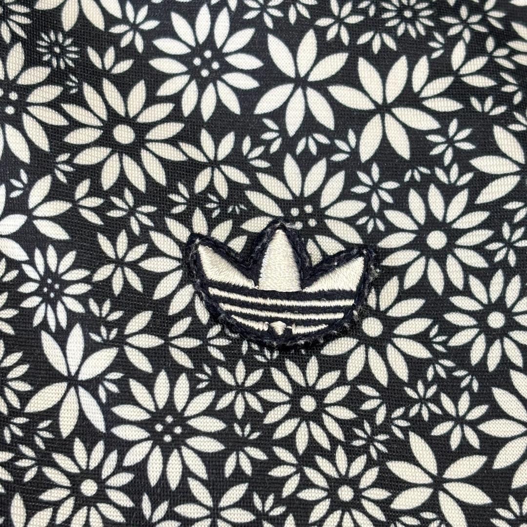 adidas アディダス FLOWER TT 黒/花柄 トラックジャケット S