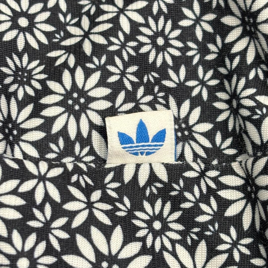 adidas アディダス FLOWER TT 黒/花柄 トラックジャケット S
