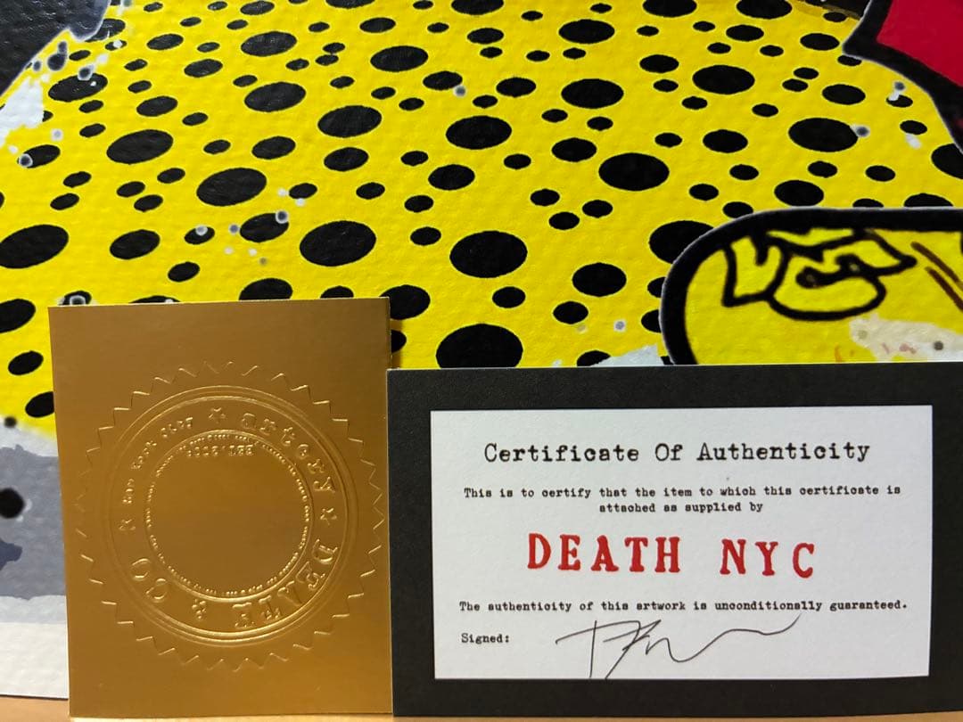 DEATH NYC 限定プリント バンクシー × ミッキー × 草間彌生