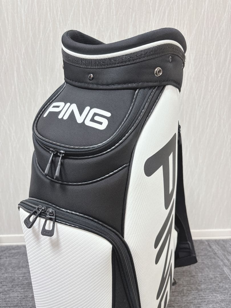 超美品❗️PING 9.5型 キャディバッグ ビックロゴ 大変希少なモデル