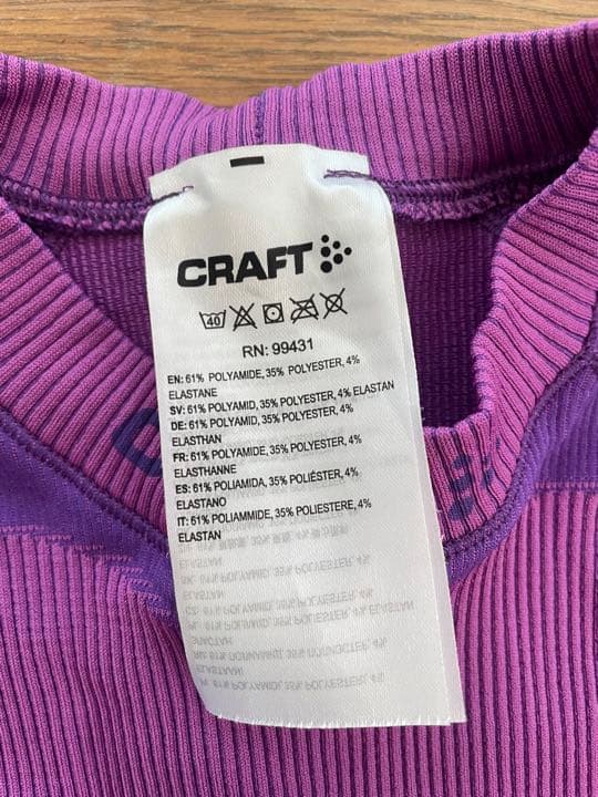 craft warm sサイズ　クラフト　ベースレイヤー　インナー
