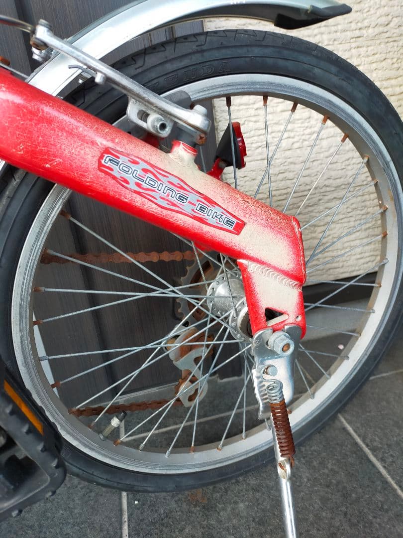 折りたたみ自転車カリブーライト　アルミフレーム