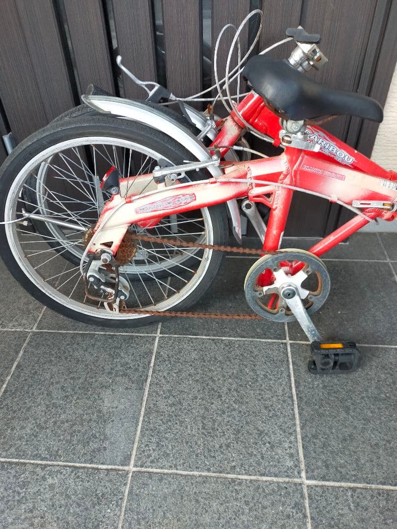折りたたみ自転車カリブーライト　アルミフレーム