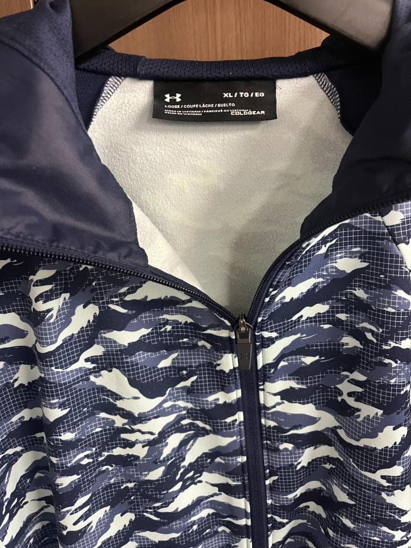【Under Armour】 ネイビー迷彩ジャージ XL 吉田正尚着用モデル