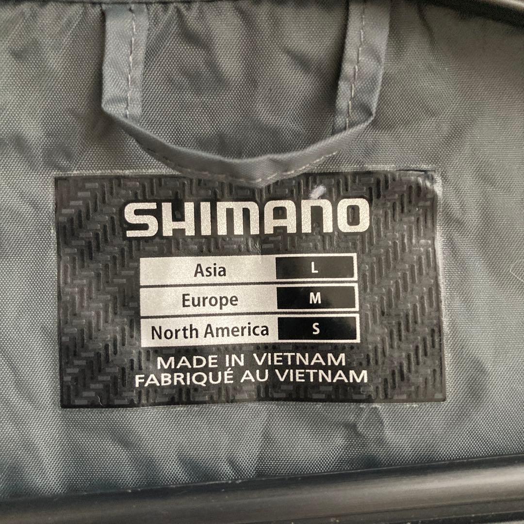 美品！SHIMANO シマノ　ナイロンジャケット ブラック　防風撥水　L