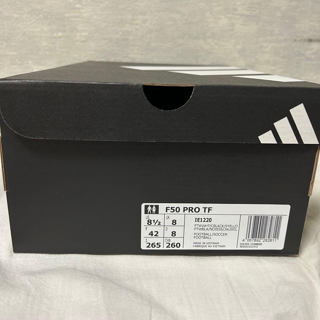 新品 アディダス F50 PRO TF サイズ26.5㎝