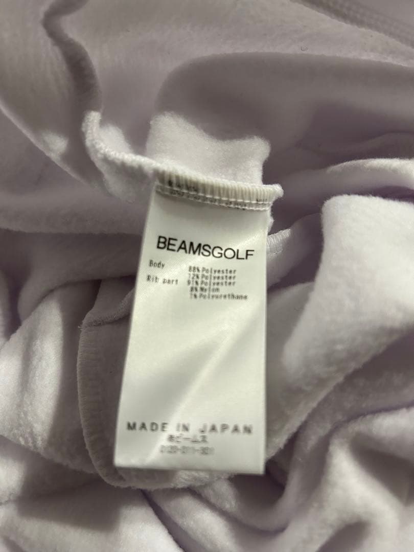 未使用エンボスロゴ ハイゲージフリース パーカー　BEAMS GOLF