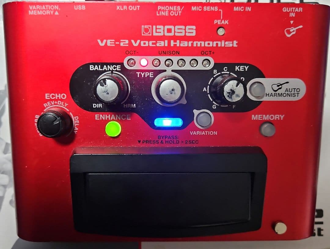 BOSS VE-2 Vocal Harmonist　本体＆外箱のみ