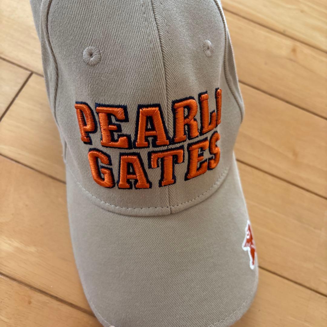 PEARLY GATES ベージュキャップ 89