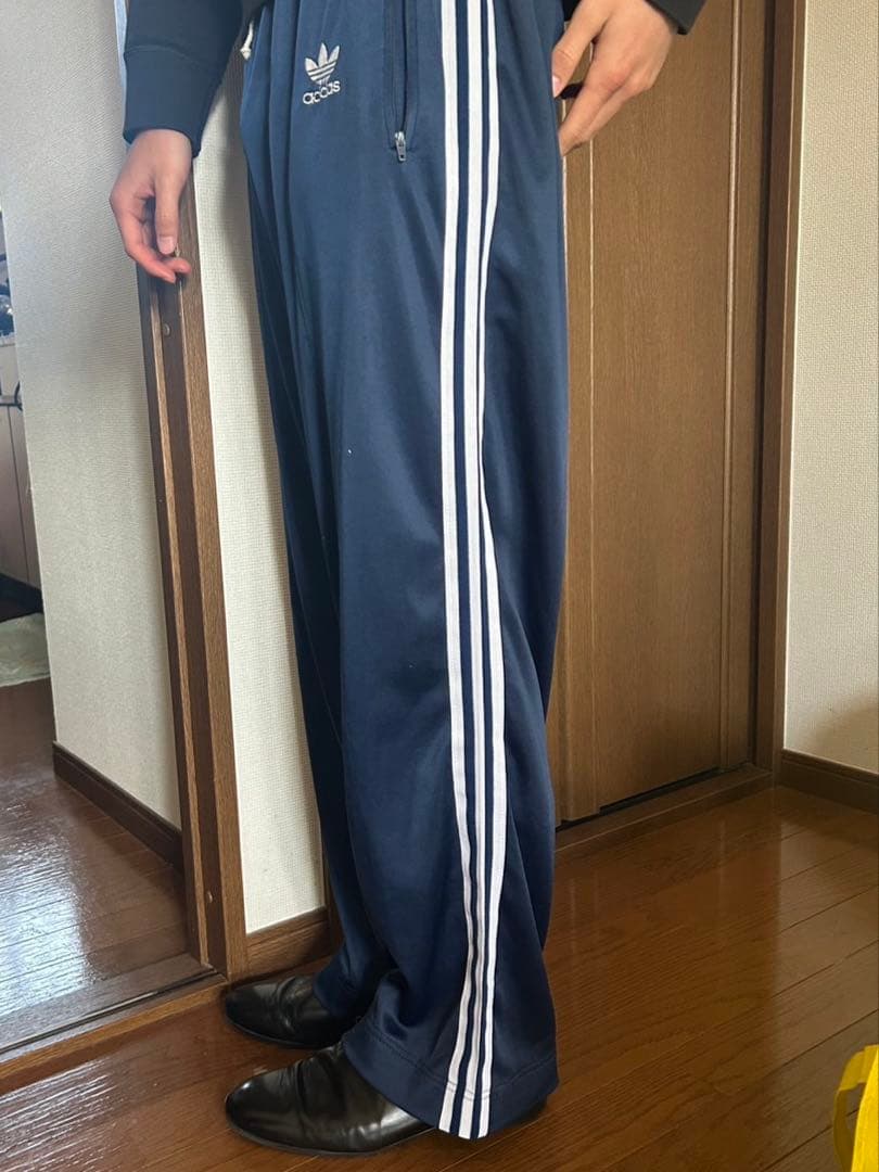 90s adidas vintage ラインパンツ