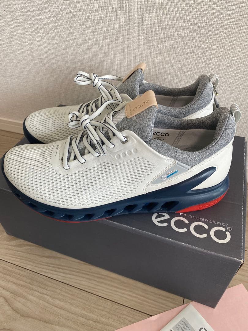 新品ecco BIOM エコー バイオム ゴルフシューズ スパイクレス ホワイト