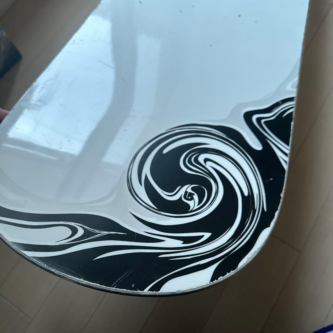 Burton custom x バートンカスタムXスノーボード白
