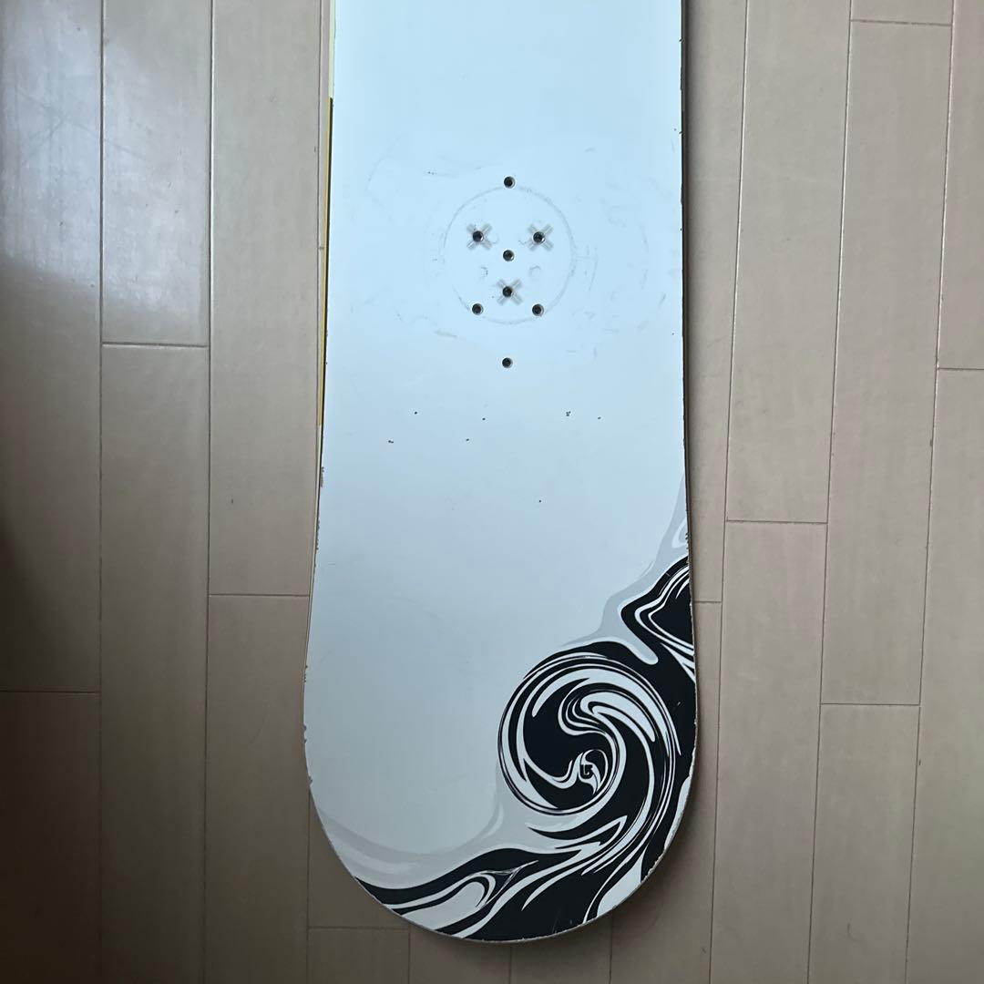 Burton custom x バートンカスタムXスノーボード白