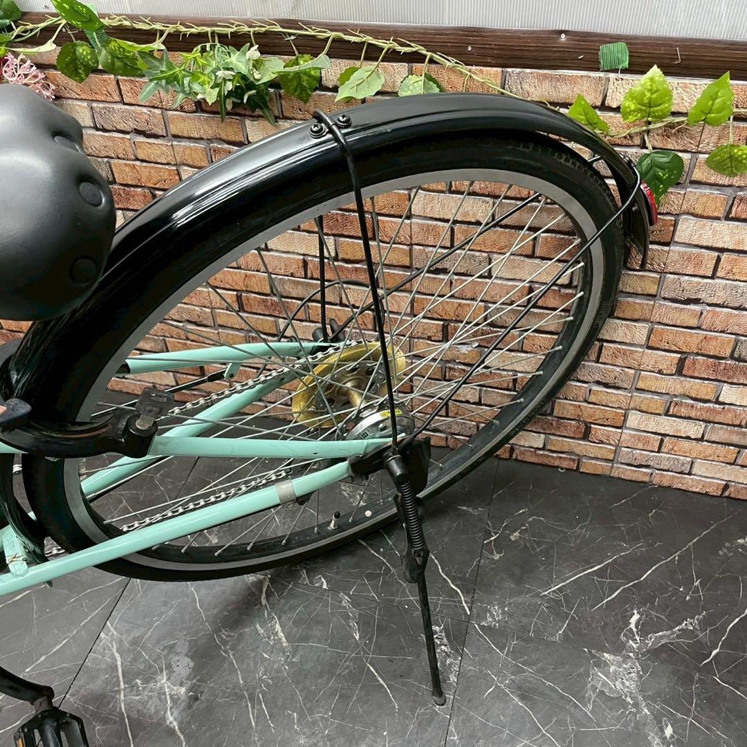【122】一般車 シティー車 VERONIQUE ミントグリーン 26インチ