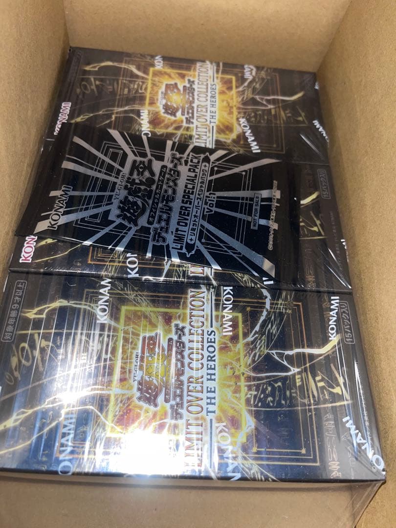 遊戯王 リミットオーバーコレクション THE HEROS 3BOX シュリンク付