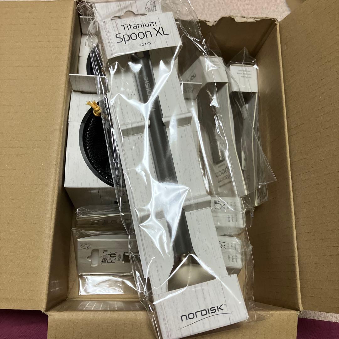 nordisk チタンマグとカトラリーセット