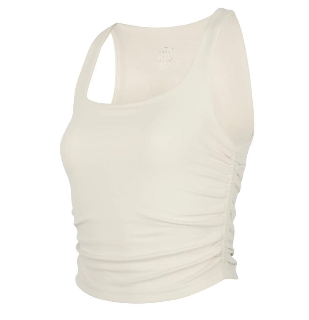 ヨガ・ピラティス NYLORA LILY TOP in BONE