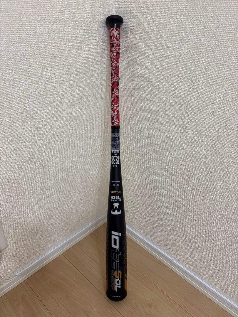 バットケース付。購入後2試合のみの使用 三津和ミツワタイガー軟式ビヨンドバット