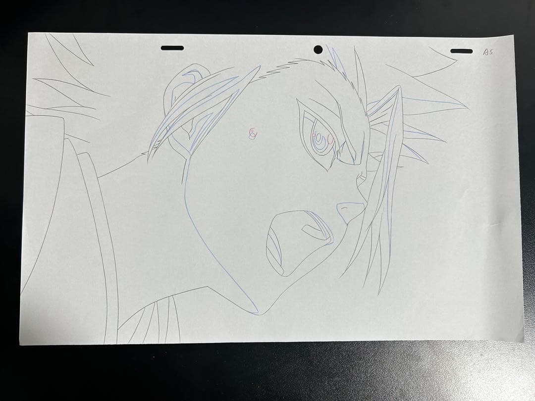 6枚セット 直筆 生原画 ブリーチ 日番谷冬獅郎