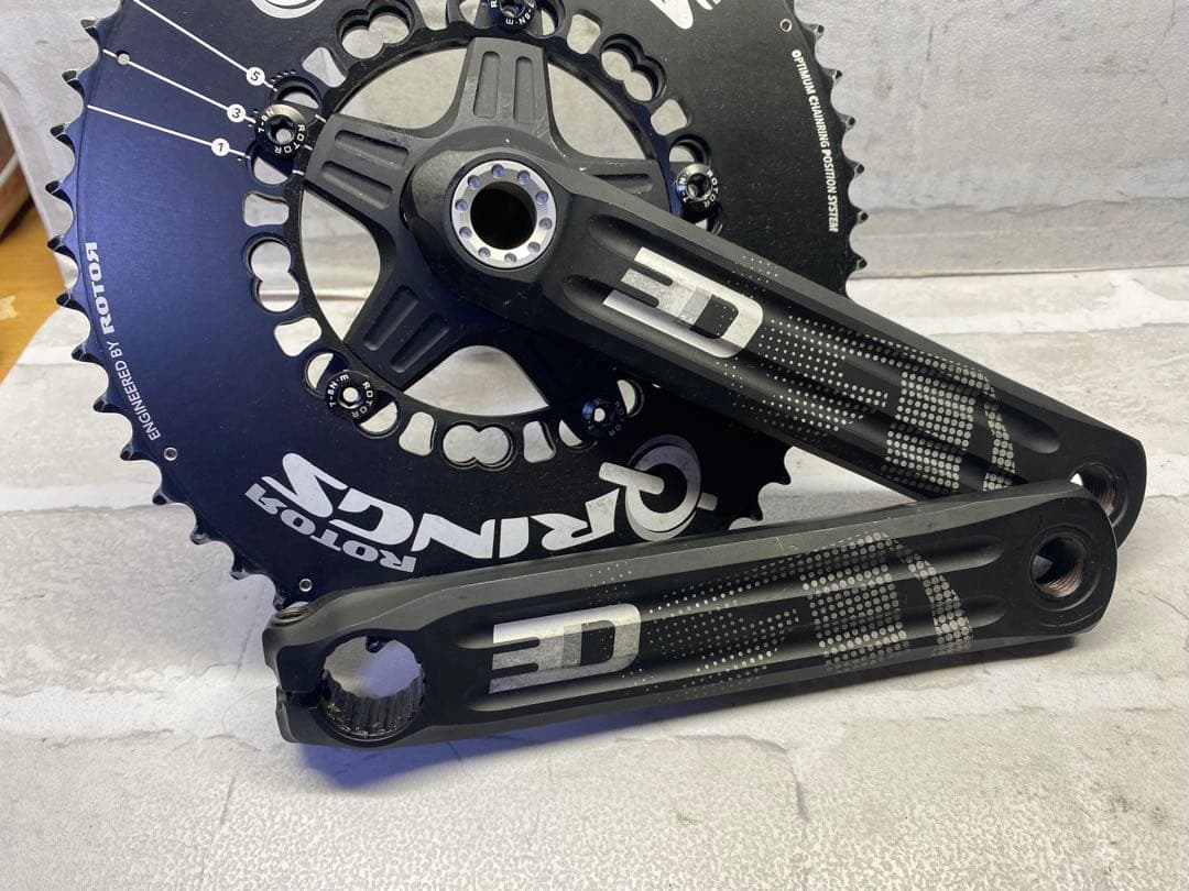ROTOR 3D Q RINGS クランクセット