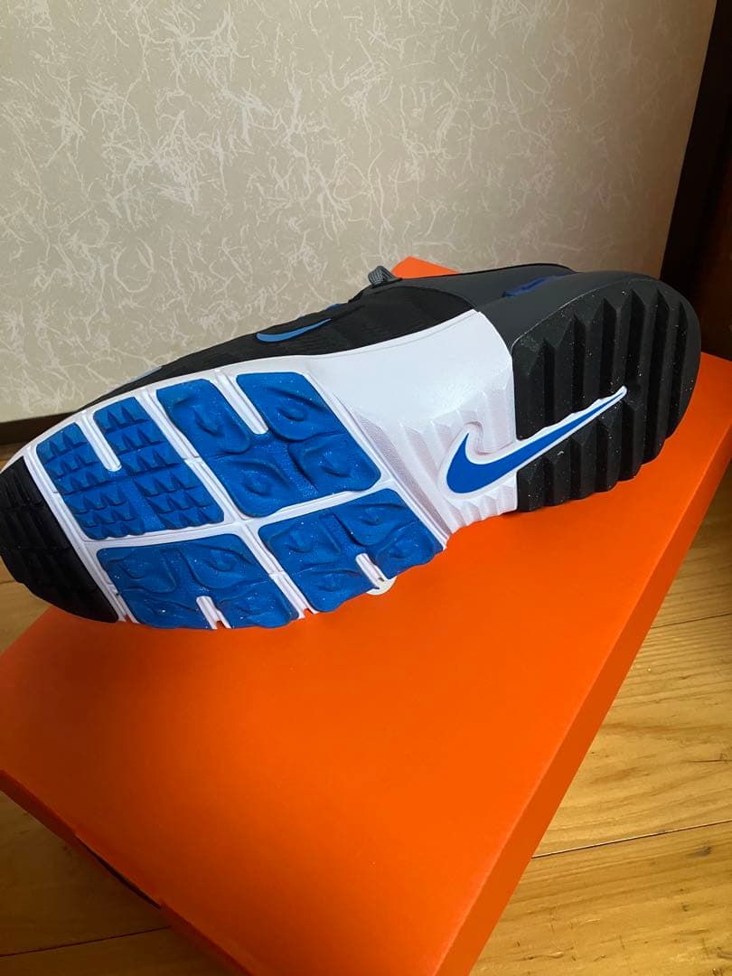 NIKE ナイキ　フリーゴルフ　25.5cm ワイド　ブラック　ブルー