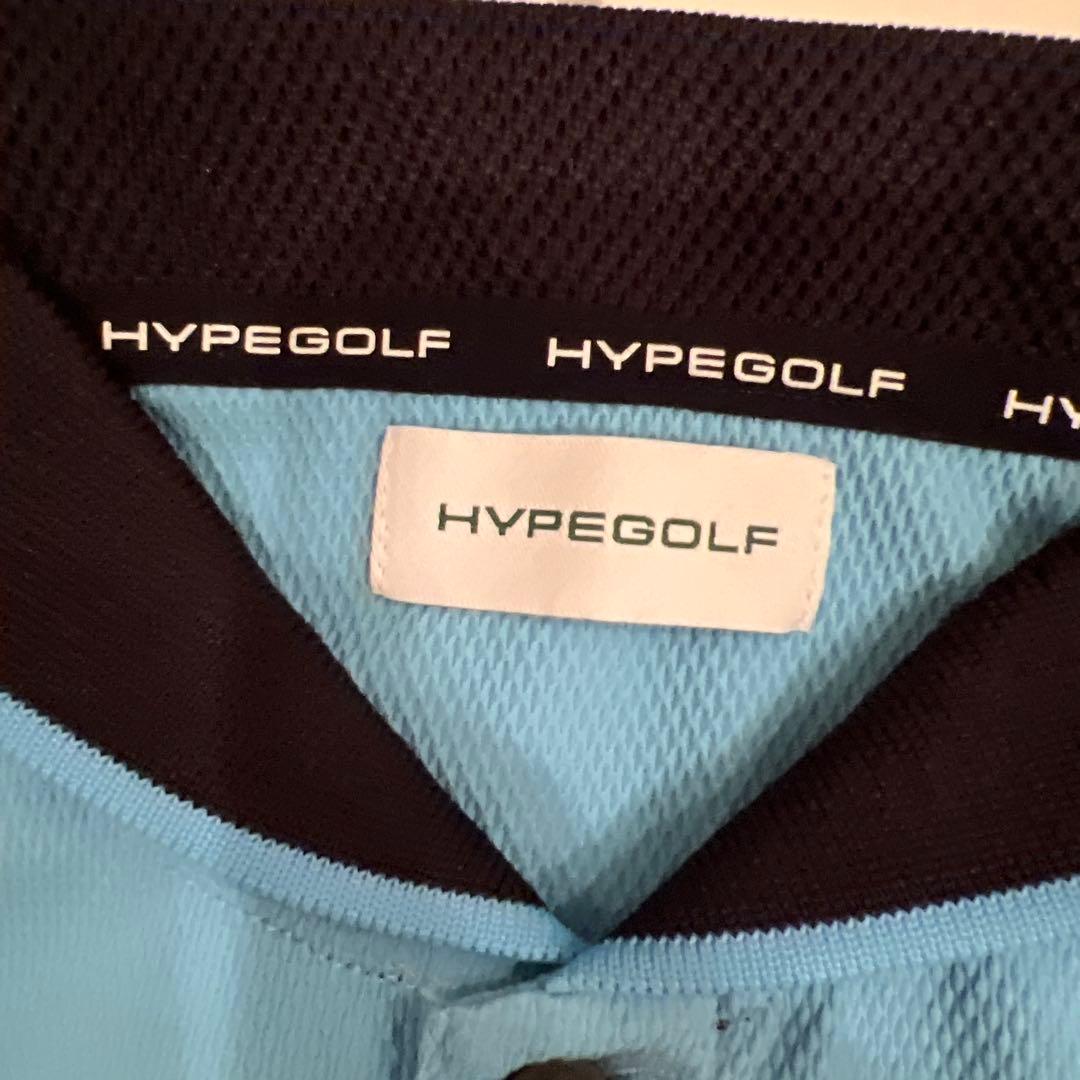 HYPEGOLF 水色 ゴルフポロシャツ