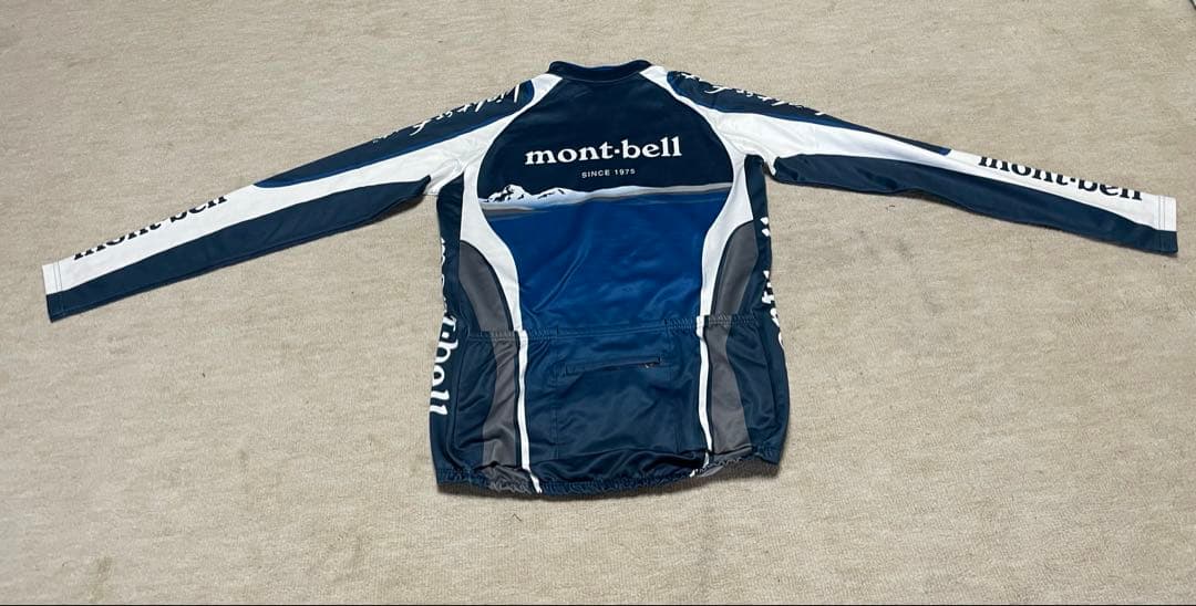 mont-bell モンベル サイクルジャージ ロングスリーブ Lサイズ
