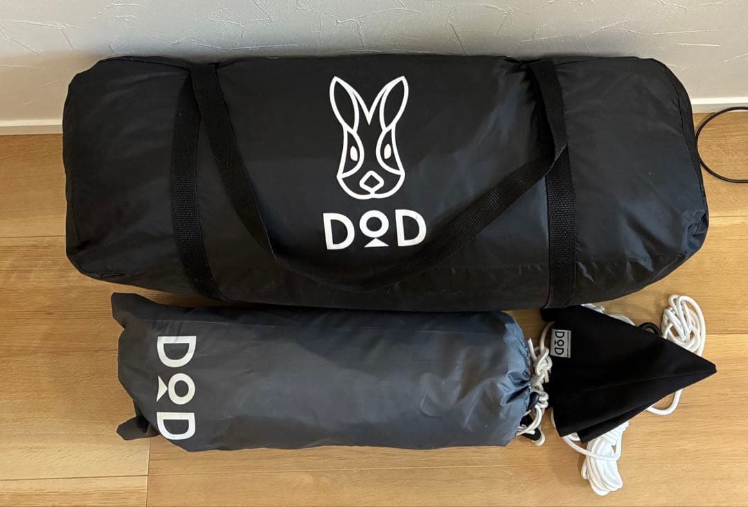 DOD ワンポールテントL フルセット ブラック