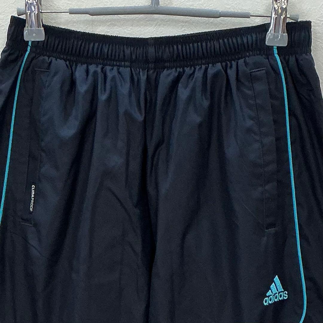【adidas】CLIMAPROOF ナイロンパンツ ブラック S
