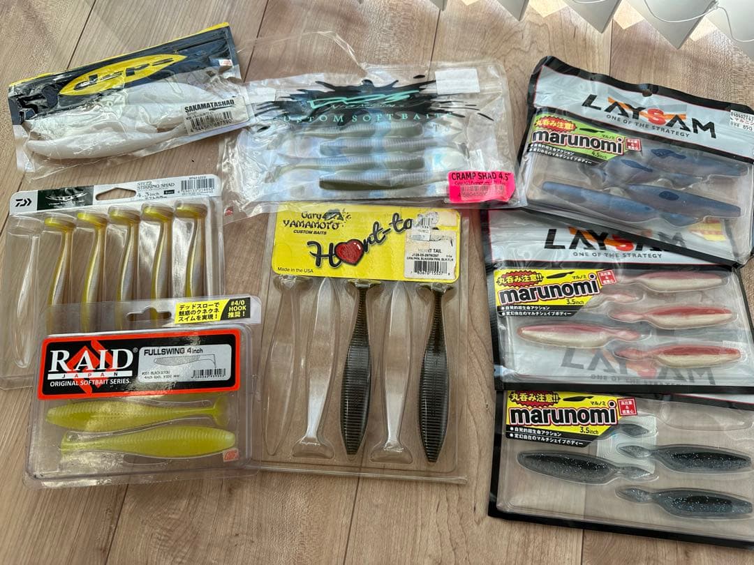バラ売り不可！バス釣りワームセット