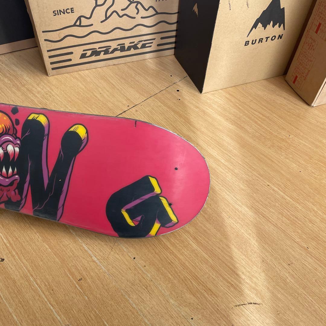 BURTON　キッズスノーボードセット　100cm　バートン　バイン付4点セット