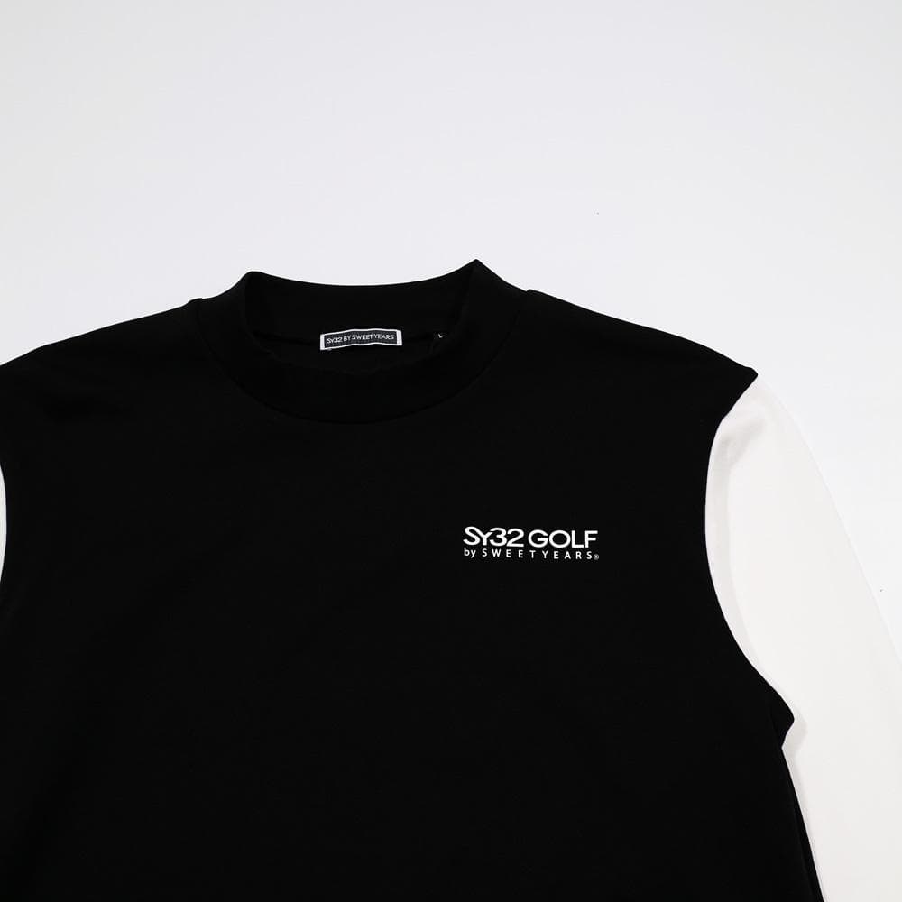 新品☆【SY32 GOLF】 NYLON REVERSE MESH MOCK