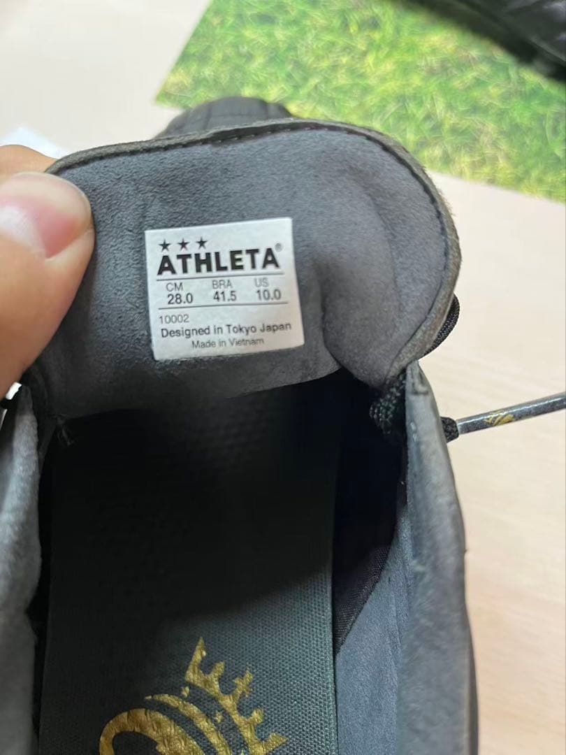 ATHLETA O-Rei Futebol サッカースパイク ブラック