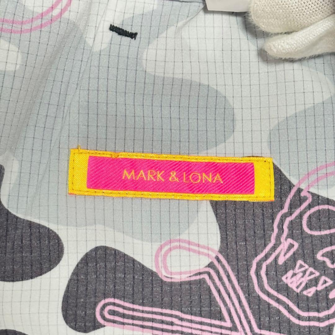 MARK&LONA マークアンドロナ 迷彩ショートパンツ黒灰ワイド夏速乾 グレー