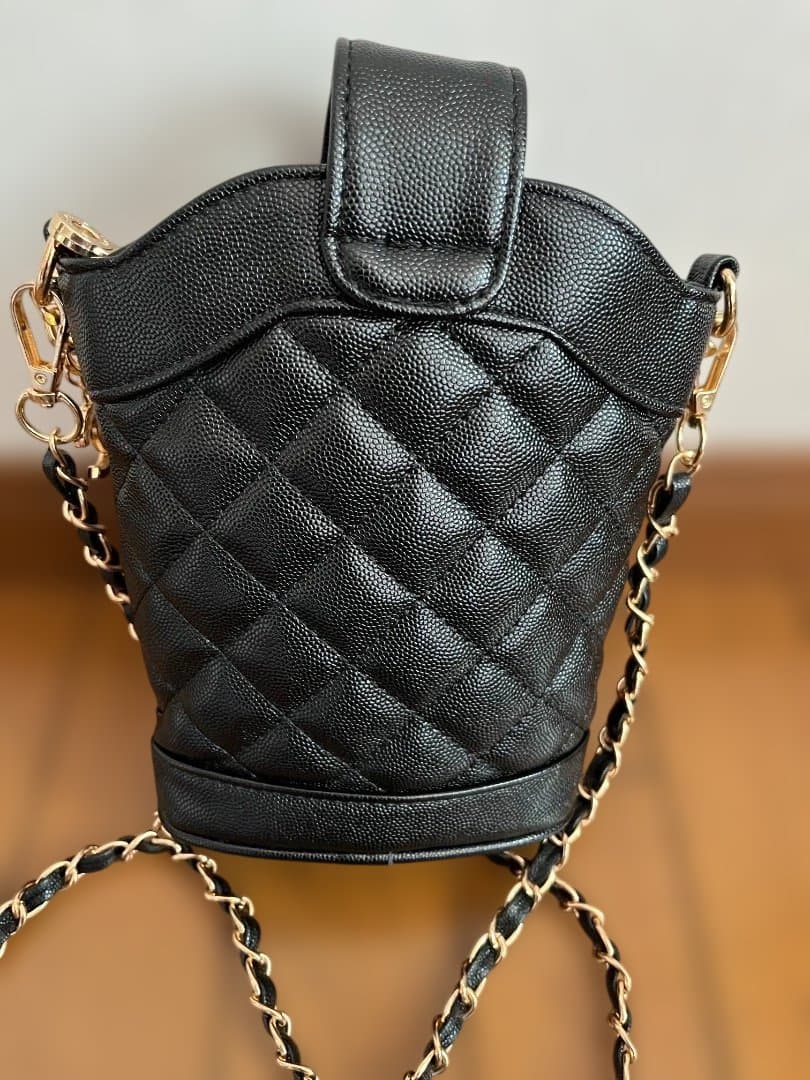 【新品】CHANEL 黒 ノベルティ ショルダーバッグ