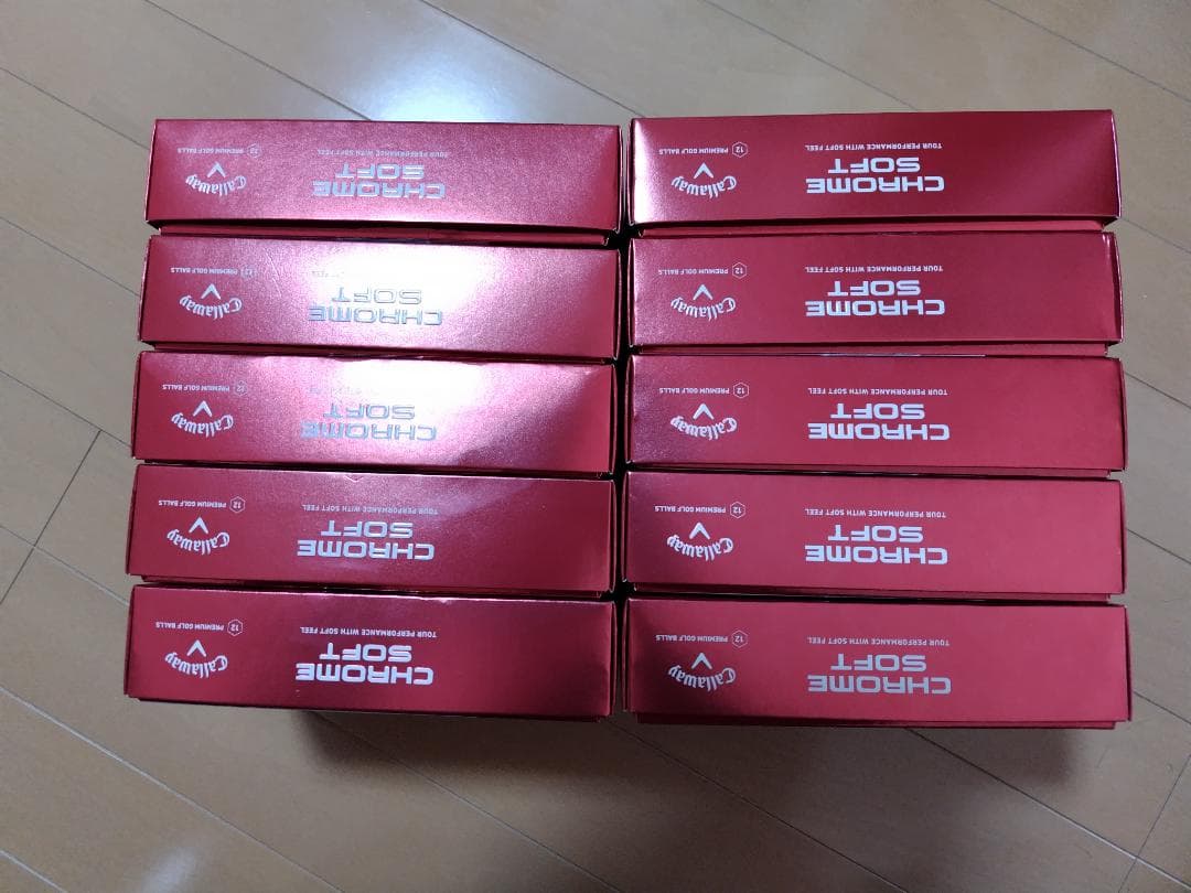 【新品】キャロウェイ クロムソフト ホワイト 10ダース
