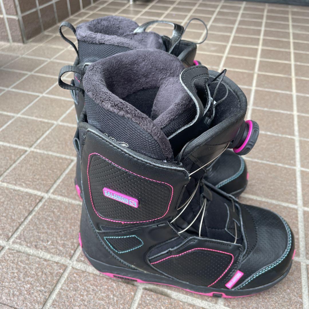◆美品・送料込み◆SALOMON サロモンスノーボード ブーツ　23.5cm