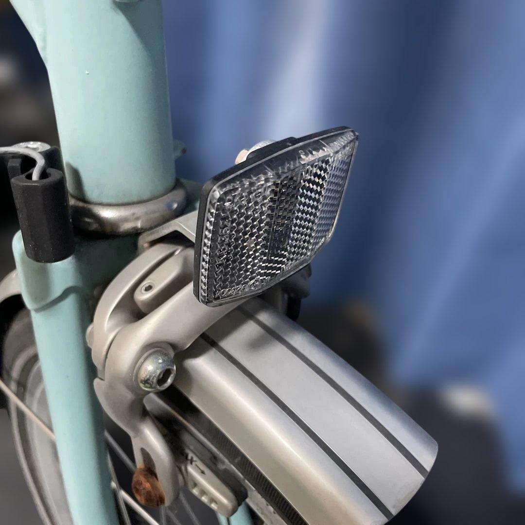 BROMPTON 折りたたみ自転車 水色